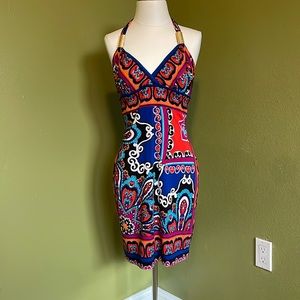 Halter dress CACHE